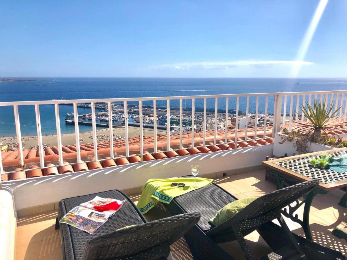 Amazing Sea Views In Cactus Blanco Apartment Los Cristianos  Ngoại thất bức ảnh